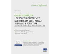 Guida rapida per le procedure negoziate sotto soglia negli appalti di servizi e forniture nel d.lgs.36/2023