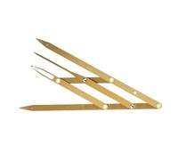 Guida rapida per sopracciglia in metallo per sopracciglia bilanciate e routine di trucco mattutino senza errori, guida professionale per il posizionamento delle sopracciglia