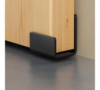 Guida regolabile del pavimento del supporto della parete per le porte del granaio, hardware scorrevole del acciaio al carbonio, installazione semplice