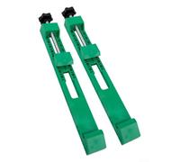 Guida regolabile per sega circolare da 12-15 cm, guida per la lavorazione del legno con impostazioni di distanza regolabili, fibbia inversa a due vie sicura (verde* 2)