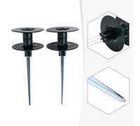 Guida Rullo Liscio per Tubo da Giardino con Punta in Metallo Zincato Migliorata