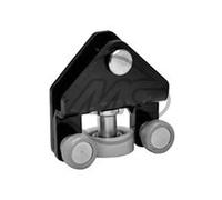 Guida rullo porta scorrevole Dx in basso 42109 Metalcaucho per RENAULT OPEL