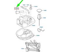 Guida rullo porta scorrevole solo per Ford B-Max Zetec Tdci E5 anni 2012 e 2013