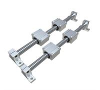 Guida scorrevole con cuscinetto lineare Set di guide for stampante 3D lunghezza 300-1150 mm + albero lineare 10 + SK10 SCS10LUU + alloggiamento dado + giunto CNC(1100mm)