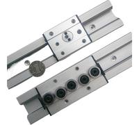 Guida scorrevole lineare a rullo biassiale integrato DBMS/25, 1 pezzi in lega di alluminio Slider Rail (SGB25-3rollerslideblock)