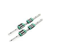Guida scorrevole lineare in miniatura Guide lineari 2 pezzi HGR15 Guida di scorrimento 4 pezzi HGH15CA Blocco scorrevole(400mm)