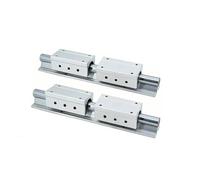 Guida scorrevole lineare in miniatura Lunghezza 200 Mm-1000 Mm 2 Guide Di Supporto Lineari SBR12 + 4 Carrelli Scorrevoli SBR12LUU Movimento Fluido(400MM)