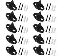 Guida scorrevole per pavimento 2/4/10 pezzi con viti per mantenere stabile la parte inferiore della porta e prevenire movimenti indesiderati (10 pezzi)