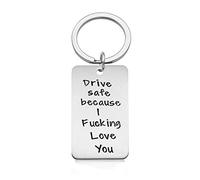 Guida sicura perché Ti Amo' Portachiavi di San Valentino Creativo e utile Clever Treatment