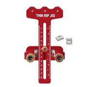 Guida sottile per da tavolo, regolabile, in alluminio, per tagli di precisione, accessorio universale per a nastro, fresa, tavolo per lavorazione del legno, carpenteria, strumento per