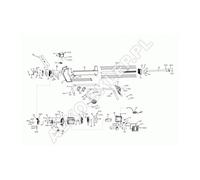 Guida Spaccalegna 66 Cm 411300 ORIGINALE AL-KO