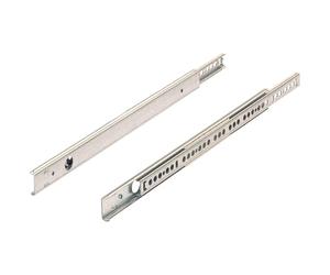Guida su sfera a estrazione semplice per cassetti 350 mm - 550 mm con scanalatur