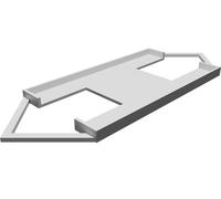 Guida Taglio Pattino Scorrevole per Seghetto Bosch GST 12-70 Accessorio 3D