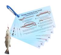 Guida Tascabile Ai Nodi Da Pesca Portatile per Pescatori