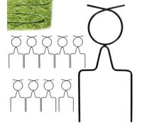 Guida Tubo da Giardino | 10 Pezzi Resistenti alla Ruggine e di Lunga Durata nel | per Tubo da Giardino | Adatto a Terrazze, Paesaggistica, Spazio Esterno, Prato, Cortile, Balconi, Retrocortile, Aiuola