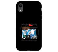 Guida turistica di viaggio del passaporto della macchina fotografica del costume del giorno dello Custodia per iPhone XR