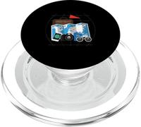 Guida turistica di viaggio del passaporto della macchina fotografica del costume del giorno dello PopSockets PopGrip per MagSafe