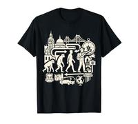 Guida turistica Evolution Funny Travel Professional Graphic Maglietta