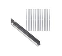 Guida U Standard 2 m Profilo Preforato Sp 0,6 mm Fissaggio Cartongesso 12 Pezzi - CONFEZIONE: 1 pz., MISURE: 30 x 28 x 30 mm