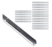 Guida U Standard 2 m Profilo Preforato Sp 0,6 mm Fissaggio Cartongesso 24 Pezzi