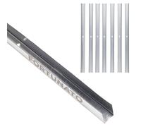 Guida U Standard 2 m Profilo Preforato Sp 0,6 mm Fissaggio Cartongesso 8 Pezzi