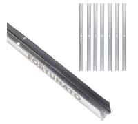 Guida U Standard 2 m Profilo Preforato Sp 0,6 mm Fissaggio Cartongesso 8 Pezzi