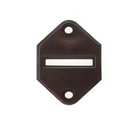 Guidacinghia tapparelle verticale nylon 34x58 mm marrone Marrone
