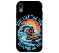 Guidare come la marea dipende da te Jet Ski Estate Custodia per iPhone XR