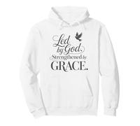 Guidati da Dio rafforzati dalla Grazia Felpa con Cappuccio