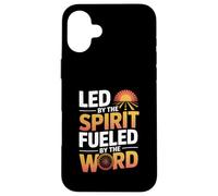 Guidati dallo Spirito Alimentato dalla Parola Audace verità cristiana Custodia per iPhone 16 Plus