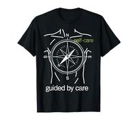 Guidato da Care Compass Self-Care Design Maglietta