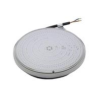 GUIDATO Luce della piscina 1 8W 42W RGB Piscina Spotlight for sostituire la lampadina AC12V Accendi e spegnimento multicolore(Warm White,18W)