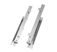 Guide a cuscinetti a sfere laterali a estensione c 1 paio di guide lineari estraibili pieghevoli montate sul fondo for vetrine con cassetti nascosti(457mm)