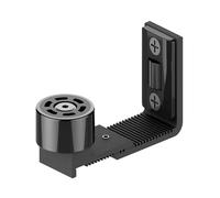 Guide a rullo per montaggio a parete Guida inferiore in acciaio al carbonio Guida per pavimento scorrevole Hardware per porta scorrevole Facile da installare Stabilizzatore per porta pieghevole con