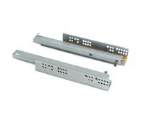 Guide a Scomparsa Silver per Cassetti ad Estrazione Totale P450 Zincato Bianco