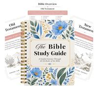 Guide allo studio biblico Diario devozionale giornaliero di 66 pagine con | Suggerimenti di preghiera, riferimenti incrociati e guide di riflessione - Un piano completo per un anno e un regalo