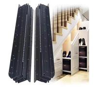 Guide Cassetti,Guide Per Cassetti pesanti,Guide Scorrevoli Per Ripiani Estraibili,2PCS guide per cassetti con cuscinetti a sfera in metallo,500-1200mm,capacità di carico 120 kg per Mobili