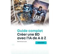GUIDE COMPLET - Créer une BD de A à Z avec l'IA: Imaginer, écrire et illustrer une bande dessinée grâce à l’intelligence artificielle