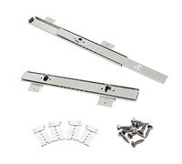 Guide con Cuscinetti a Sfera a Estensione Totale - Guide per cassetto Inferiore,Lamiera di Acciaio Laminata a Freddo/zincata,Metodo di Sollevamento a Sospensione,Cuscinetto a Scorrimento lineare,per