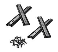 Guide con Cuscinetti,Guide per Ferramenta per Mobili per Armadietti,per Impianti di Armadi, Istituzioni e Residenze,Guide per Cassetti Sottopiano,Elevata Durezza/Non Facile da Piegare,Guide con