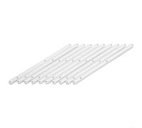 Guide di ricambio per cassetti, 10 guide in plastica per cassetti o armadietti estraibili per tastiera, armadietti, credenze della cucina (bianco, 298 mm)