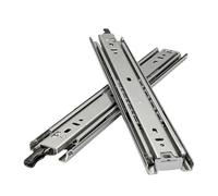 Guide di ricambio per cassetti laterali, Guide for cassetti a estensione completa con serratura, argento, 10-40 pollici, confezione da 2(36in)