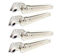 Guide di Scorrimento in Metallo per cassetti Armadio - capacità di carico Resistente di 35 kg - Guida per cassetti - 2 Paia di Guide per cassetti da Cucina con Viti, per Il Montaggio di 2 cassetti