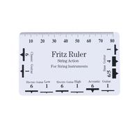 Guide Double Face Guide Luthier Strumento di Misurazione Per Ukulele Banjos Guitar String Action Gauge Strumenti di Misurazione