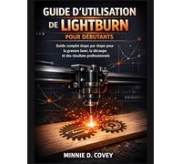 GUIDE D'UTILISATION DE LIGHTBURN POUR DÉBUTANTS: Guide complet étape par étape pour la gravure laser, la découpe et des résultats professionnels