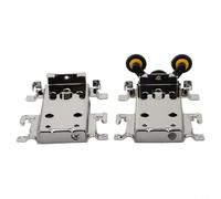 Guide e rulli for meccanismi di porte, rulli for porte scorrevoli di armadi, ferramenta for la ristrutturazione della casa(1 Set)