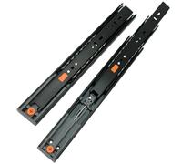 Guide for cassetti 1 paio di staffe for guide for armadietti da cucina estraibili for montaggio laterale a estensione completa for cucina, ufficio(10in (250mm))