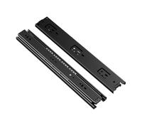Guide For Cassetti Con Chiusura Ammortizzata, Guide A Sfera A Estrazione Totale, Portata 60 Kg, Montaggio Laterale For Mobili Da Cucina, Cassetti Del Comodino (1 Paio)(25cm/9.8inch)