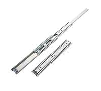 Guide For Cassetti Con Chiusura Ammortizzata, Guide For Cassetti A Estrazione Totale A 3 Stadi, Guide A Rulli E Sfere, Capacità Di Carico Di 40 Kg, For Armadi (1 Paio)(45cm/17.7inch)