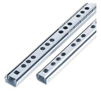 Guide for cassetti con cuscinetti a sfera in acciaio laminato a freddo | Da 182 mm a 500 mm for cucina, bagno, camera da letto, ufficio: 2 cuscinetti a sfera con estensione completa(182mm)